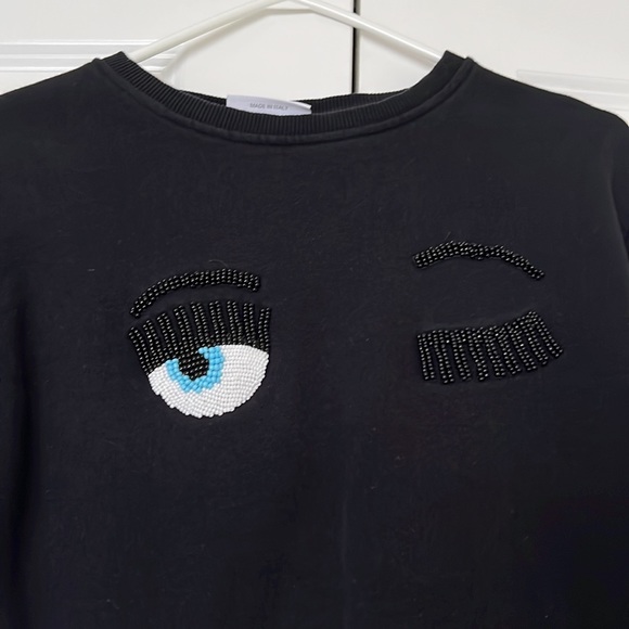 Chiara Ferragni wink patches sweatshirt - Picture 3 of 9